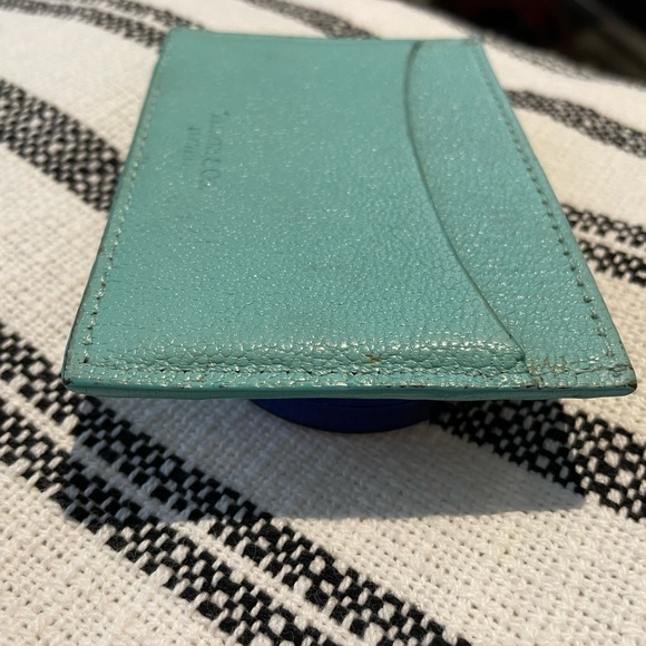 Tiffany brand “Tiffany blue” leather card case - 2.75” x 4” - Picture 4 of 8